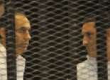  وصول نجلي مبارك إلى أكاديمة الشرطة لحضور جلسة النطلق بالحكم في 