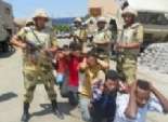 اعتقال العشرات وضبط صواريخ وتدمير 45 منزلا خلال حملة للجيش والشرطة في سيناء