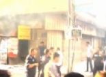  إخماد حريق نشب بجراج الحملة الميكانيكية في مركز القنطرة غرب 