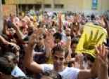 طلاب الإخوان ينظمون مسيرة بجامعة حلوان للمطالبة بالإفراج عن المحبوسين