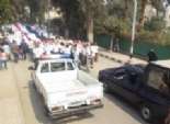 بالصور| الشرطة تؤمِّن مسيرة احتفالية بالزقازيق في ذكرى نصر أكتوبر 