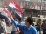  مظاهرات مؤيدة للجيش والشرطة في الفيوم تجبر 