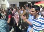 بالصور| طلاب جامعة بني سويف يتظاهرون احتفالا بانتصارات أكتوبر