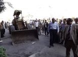  بالصور| إزالة 46 حالة إشغالات طريق بمدينة الفيوم 