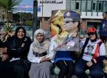  تجمع المواطنين أمام الجامعة العمالية بمدينة نصر لمطالبة 