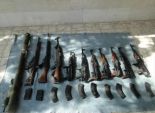 ضبط 7 أسلحة نارية و20 طقلة في حملة أمنية بالمنيا