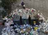 انتشار تلال القمامة في شوارع كفر الشيخ بعد إضراب عمال النظافة عن العمل 