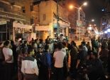  صغار التجار يعاودون قطع شارع ببورسعيد للتنديد بعدم جدية منع تهريب البضائع الأجنبية 