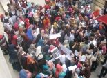  طلاب جامعة الإسكندرية يتظاهرون ضد تقديم موعد امتحانات آخر العام 