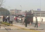 عاجل| تحريك أوتوبيس النقل العام الذي انفجرت قنبلة مدينة نصر أثناء مروره