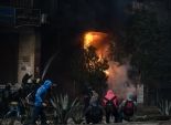  اشتباكات بين طلاب الأزهر والأمن في شارع مصطفى النحاس بمدينة نصر 