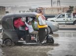  أمطار غزيرة بكفر الشيخ وتوقف حركة الصيد ببحيرة البرلس 