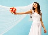 طرحة فستان الزفاف الطويلة أكثر ملاءمة للوجه المستدير والبيضاوي