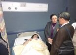 وزيرة الصحة تتفقد مستشفى شرم الشيخ الدولي لمتابعة مصابي حادث 