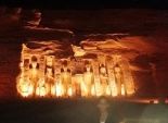 بالصور| 16 فرقة شعبية تحتفل في أسوان قبل ساعات من تعامد الشمس على وجه رمسيس الثاني 