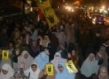  نساء جماعة الإخوان ينظمن مسيرة ليلية رفضا لترشح المشير للرئاسة في أسيوط