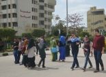 رئيس جامعة المنصورة يتفقد الاستعدادات الأمنية على بوابات الجامعة 