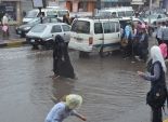 أمطار غزيرة على شوارع الفيوم رغم استقرار حركة الرياح