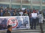  تظاهر طلاب الإخوان بجامعة أسيوط لرفض دخول الشرطة 