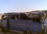 إصابة 13 شخصا في حادث انقلاب سيارة ميكروباص بالشرقية