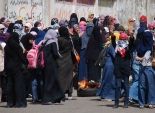 سلسلة بشرية لطالبات الأزهر بالدقهلية للمطالبة بالإفراج عن زملائهم