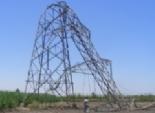 مجهولون يحاولون إسقاط برج كهرباء رئيسي في المنيا