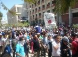 الأمن يفرق مسيرة الإخوان بمسجد السلام بطلقات الصوت وقنابل الغاز 