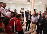 بالصور| أبوريدة يدعم الأردن خلال لقائه برئيس الوزراء الأردني والأمير علي بن الحسين 