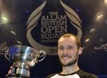 جريجوري جوتييه يحسم لقب بطولة بريطانيا المفتوحة للاسكواش