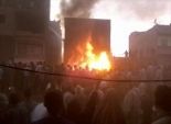 مصرع فتاة في حريق محل بويات بالإسكندرية