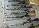  قبائل جنوب سيناء تسلم كميات من الأسلحة والذخائر للجيش الثالث الميداني