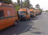 عبور 12 سيارة إسعاف من الإسماعيلية إلى سيناء 