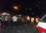 إصابة 7 اشخاص فى حادث إنقلاب سيارة بالمنيا