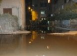 بالصور| مساكن إيواء المنوفية تقضي ليلة العيد أمام مبنى المحافظة نتيجة الصرف الصحي