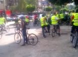 توافد أعضاء تمرد على ميدان مصطفى محمود  للانطلاق في ماراثون الدراجات 