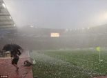 بالفيديو| سقوط كرات الثلج يوقف مباراة بلجيكا وتونس استعدادا للمونديال
