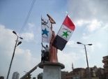 بالصور| رفع علم مصر على تمثال الحرية بالمحلة ابتهاجا بتنصيب السيسي