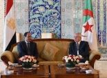 «السيسى» فى الجزائر: جئت لتهنئة «بوتفليقة».. وتنسيق المواقف الأمنية حول الإرهاب والأوضاع فى ليبيا