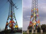  بالصور| طلاب ألمان يحولون عمود كهرباء إلى منارة ملونة 
