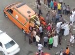  إصابة 14 مواطنًا فى تصادم أتوبيس عام مع سيارة نقل بطريق بورسعيد -الإسماعيلية 