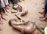بالصور| الجزاء من جنس العمل.. قرويون هنود يسحلون 3 أشخاص اغتصبوا طفلة وشنقوها