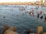  بالصور| إقبال المواطنين على مصيف بلطيم في ثاني أيام عيد الفطر المبارك