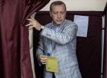 بالصور| أردوغان يدلي بصوته في انتخابات الرئاسة التركية