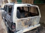 مجهولون يحرقون سيارتي رئيس محكمة شمال القاهرة وزوجته بالمحلة