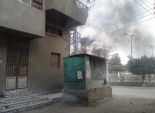 حريق يلتهم كشك كهرباء في جامعة الزقازيق 