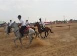 توفيق عكاشة في مهرجان للخيول العربية في محافظة الشرقية
