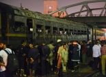 عاجل| إصابة العشرات في احتراق عربتين بقطار 