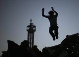 شباب غزة يمارسون رياضة 