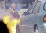 عاجل| الإخوان يحرقون سيارة مدير نجدة الجيزة بشارع فيصل