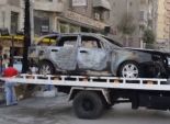 بالفيديو| الإخوان يحرقون سيارة مدير نجدة الجيزة في شارع فيصل